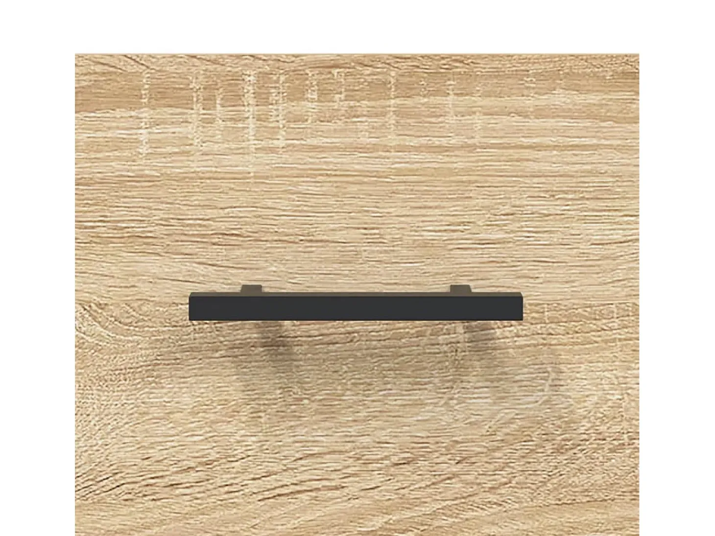 Aparador alto madera contrachapada color roble 69,5x34x180 cm