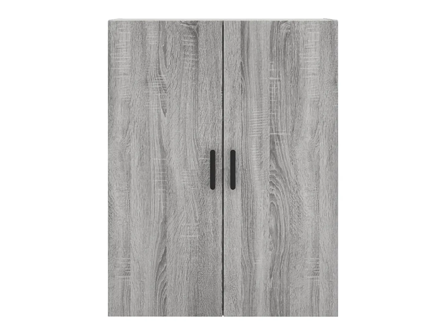 Aparador alto madera contrachapada gris sonoma 69,5x34x180 cm