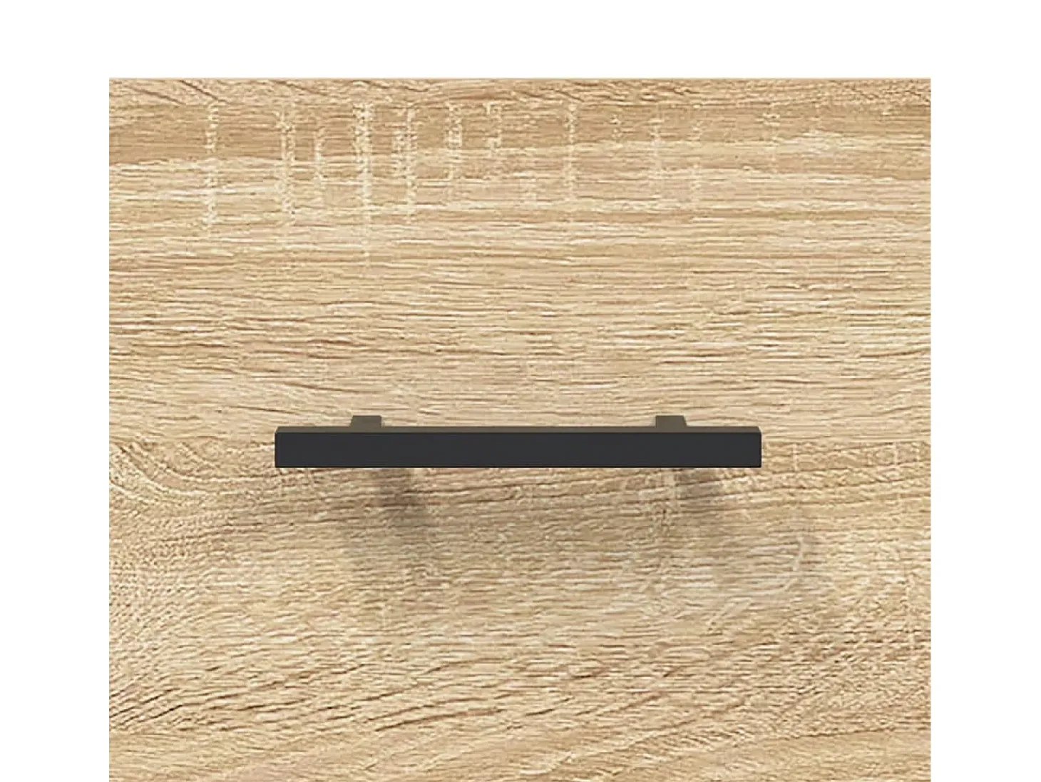 Aparador alto madera contrachapada color roble 69,5x34x180 cm
