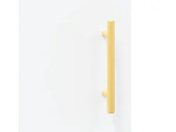 Aparador alto madera contrachapada blanco 34,5x34x180 cm