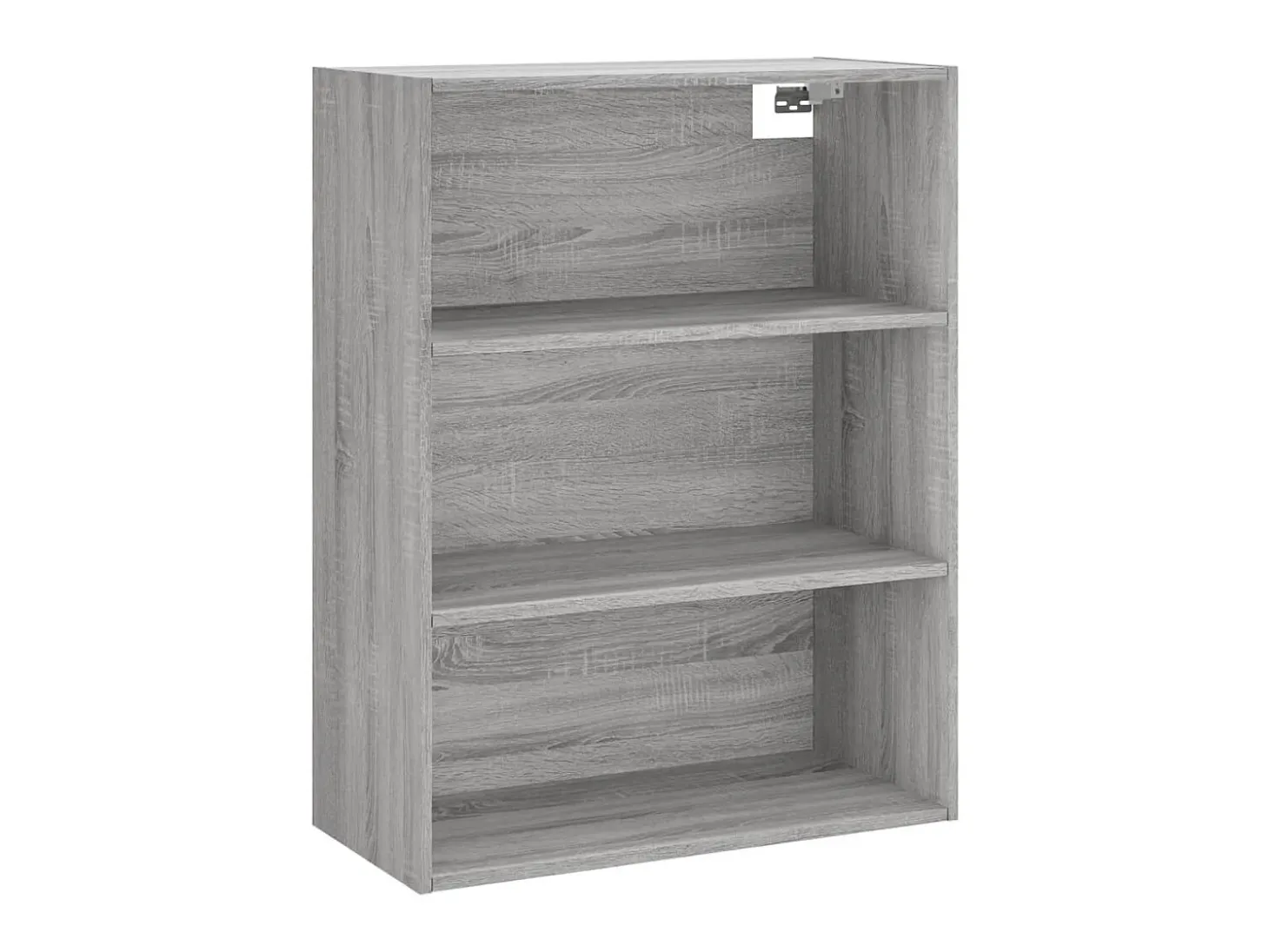 Aparador alto madera contrachapada gris sonoma 69,5x34x180 cm ES41061