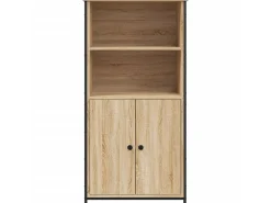 Aparador alto madera contrachapada roble Sonoma 62x36x121,5 cm ES41979