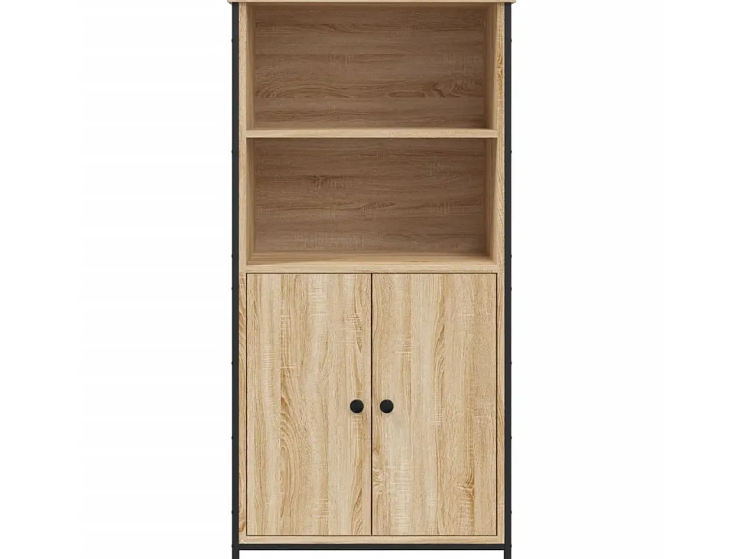 Aparador alto madera contrachapada roble Sonoma 62x36x121,5 cm ES41979