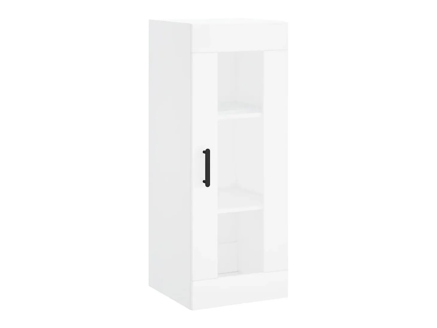 Aparador alto madera contrachapada blanco 34,5x34x180 cm ES11257