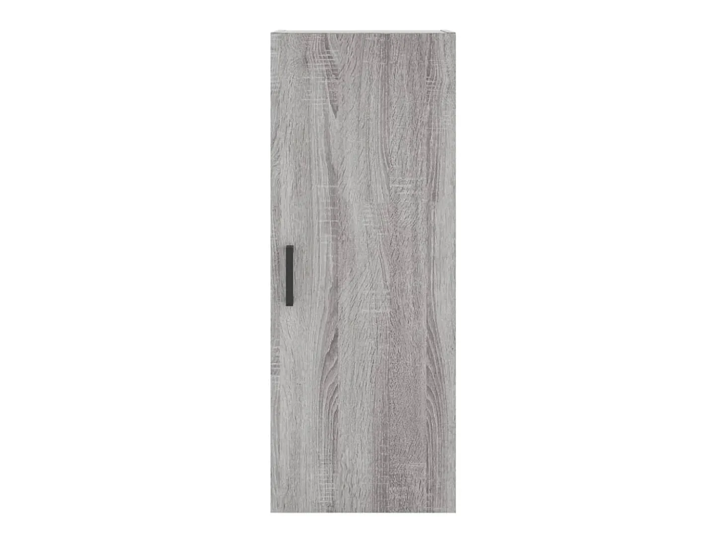 Aparador alto madera contrachapada gris Sonoma 34,5x34x180 cm