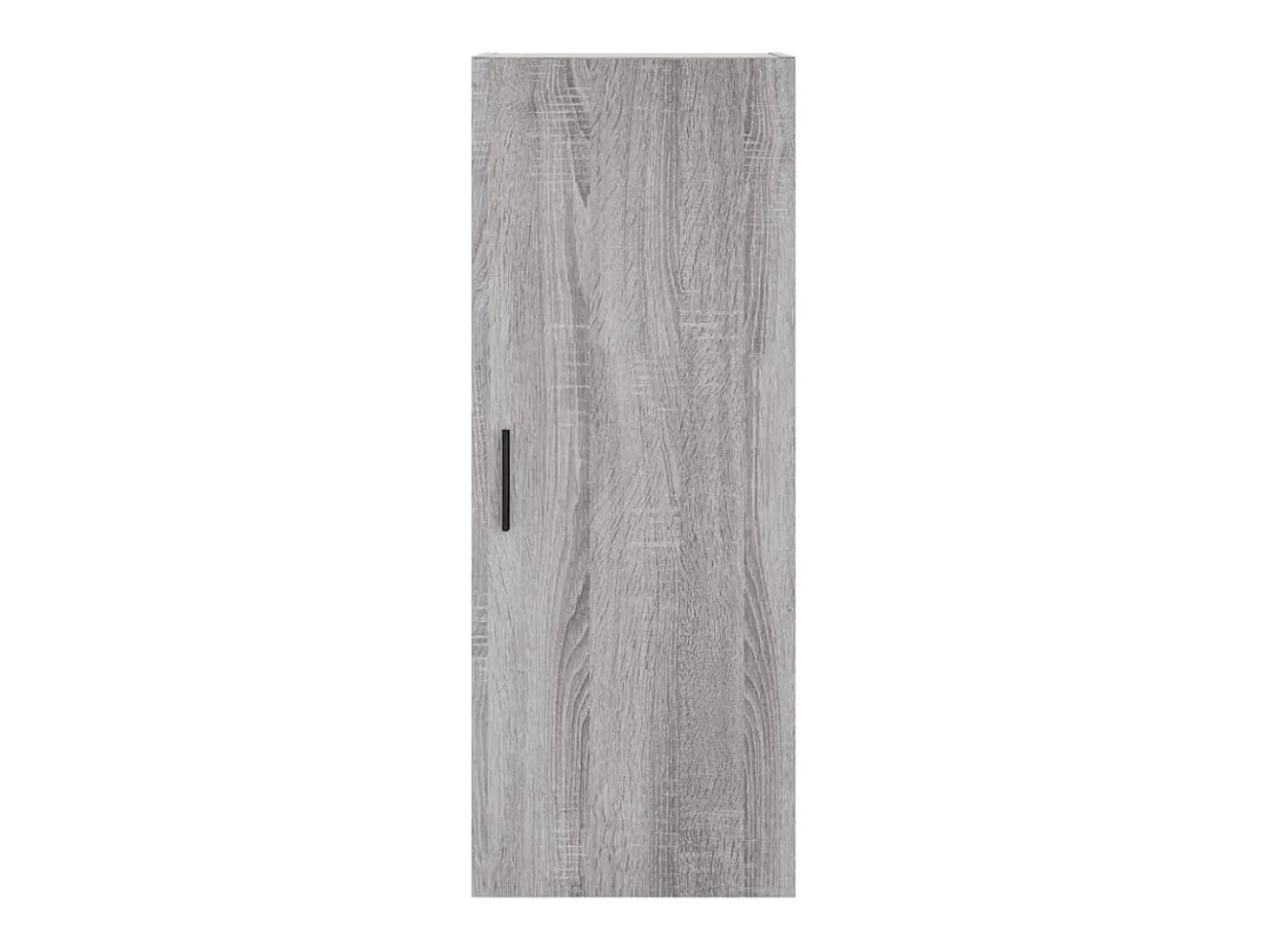 Aparador alto madera contrachapada gris Sonoma 34,5x34x180 cm