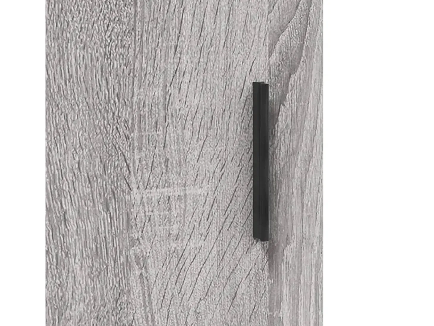 Aparador alto madera contrachapada gris Sonoma 34,5x34x180 cm