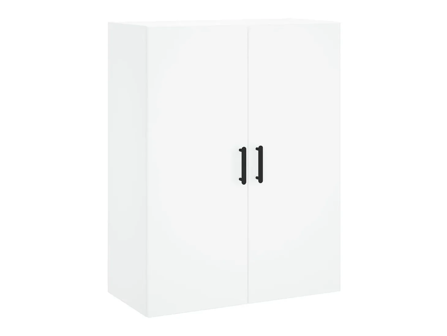 Aparador alto madera contrachapada blanco 69,5x34x180 cm ES61092
