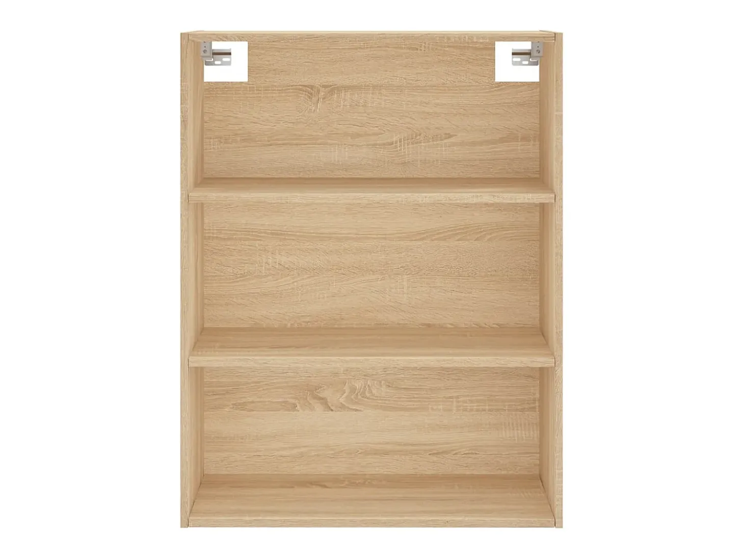 Aparador alto madera contrachapada color roble 69,5x34x180 cm