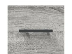Aparador alto madera contrachapada gris sonoma 69,5x34x180 cm