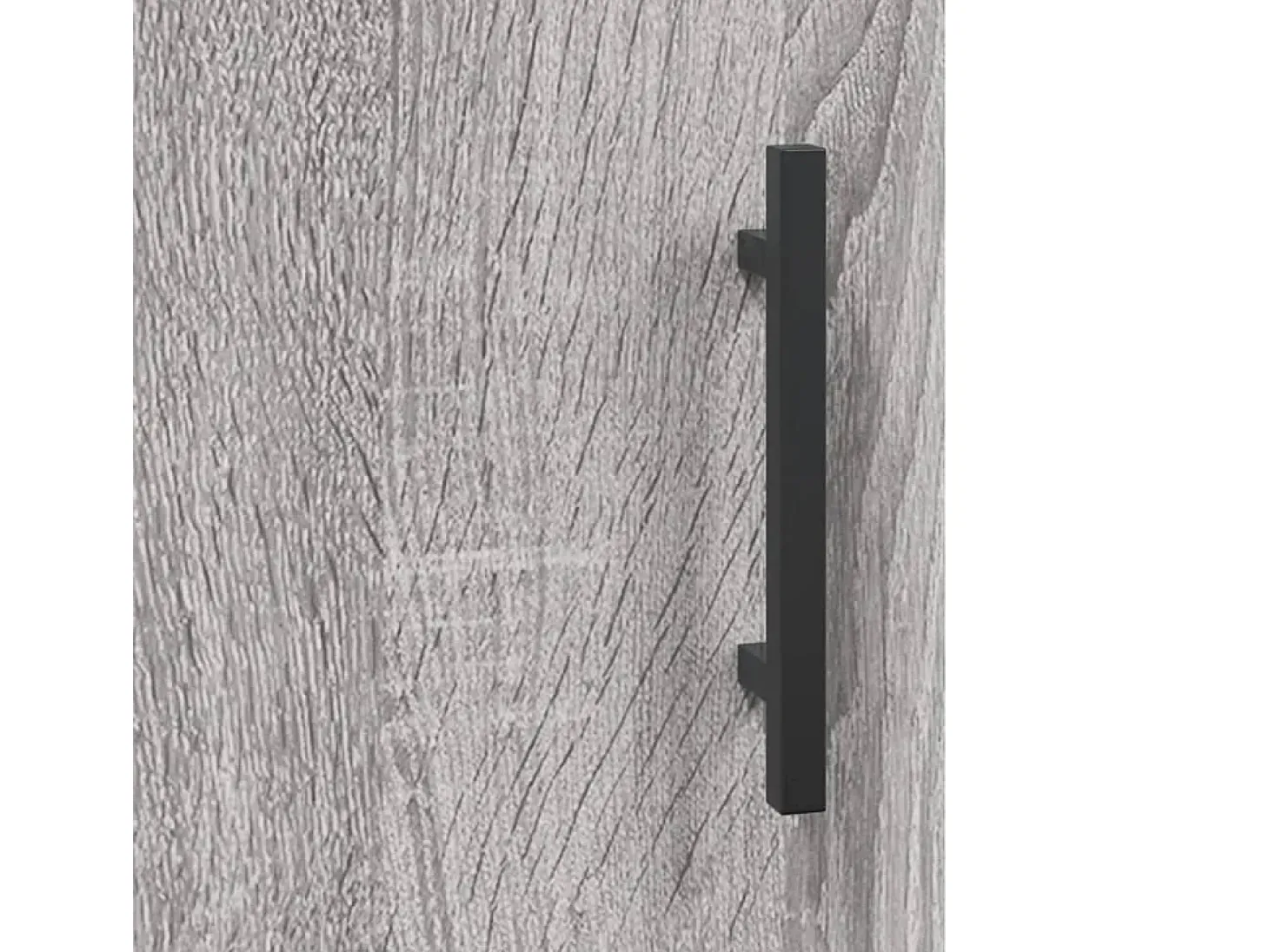 Aparador alto madera contrachapada gris sonoma 69,5x34x180 cm