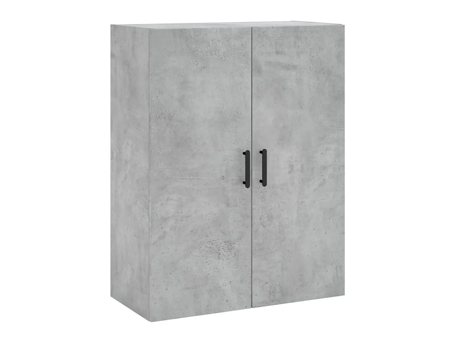 Aparador alto madera contrachapada gris hormigón 69,5x34x180 cm ES69568