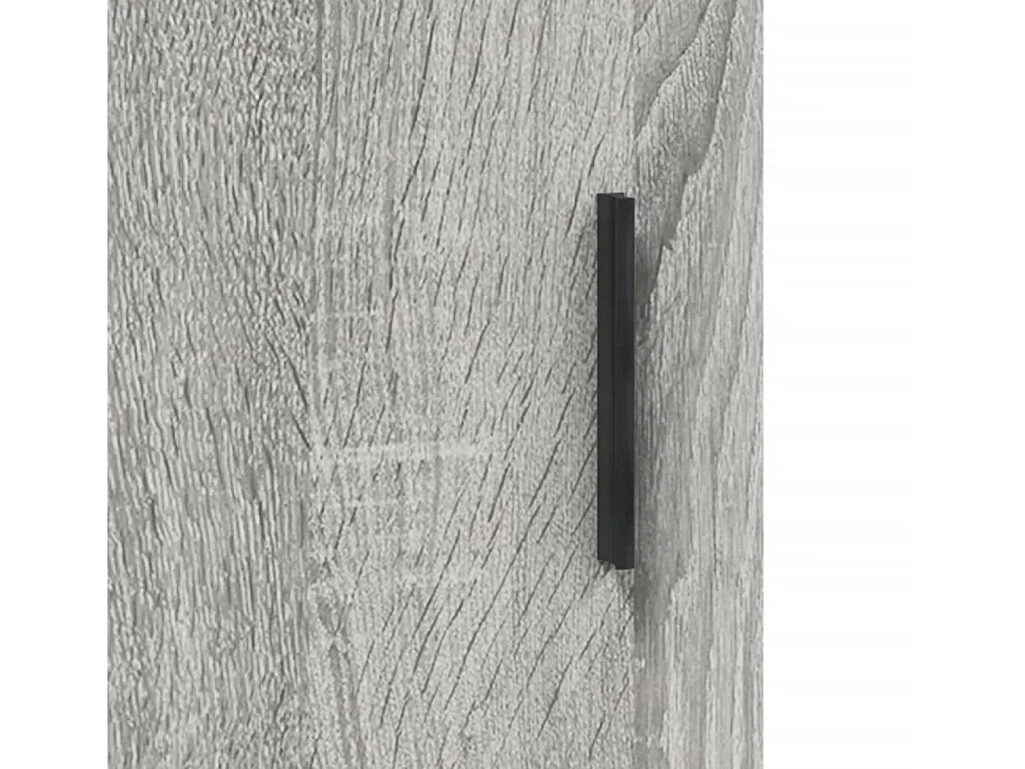 Aparador alto madera contrachapada gris sonoma 69,5x34x180 cm