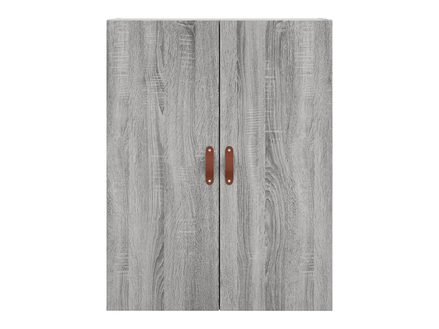 Aparador alto madera contrachapada gris sonoma 69,5x34x180 cm