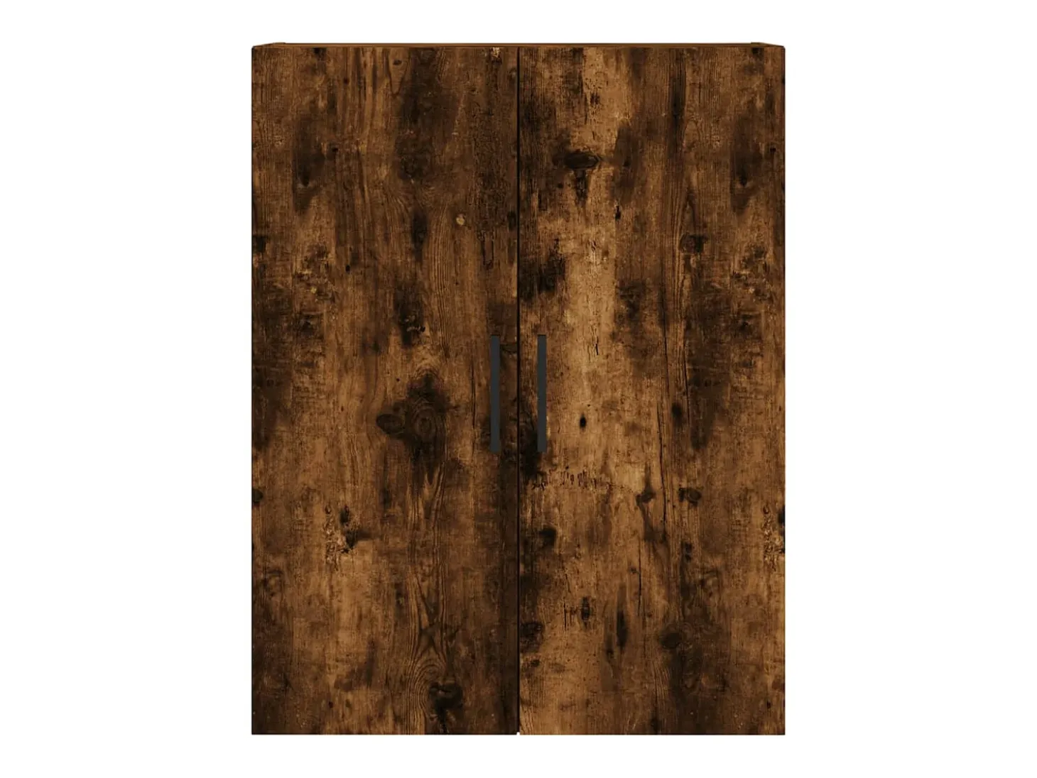 Aparador alto madera contrachapada roble ahumado 69,5x34x180 cm