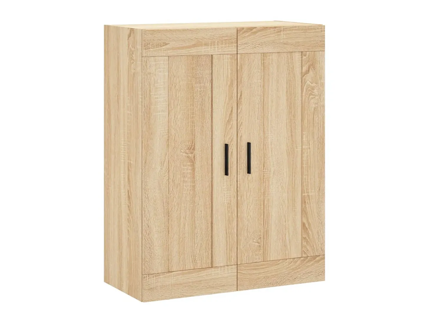 Aparador alto madera contrachapada color roble 69,5x34x180 cm ES862803