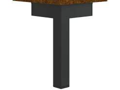 Aparador alto madera contrachapada roble ahumado 69,5x34x180 cm