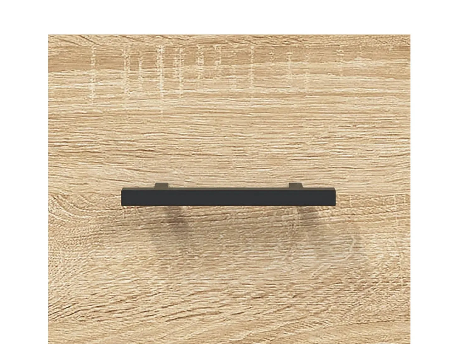 Aparador alto madera contrachapada color roble 69,5x34x180 cm