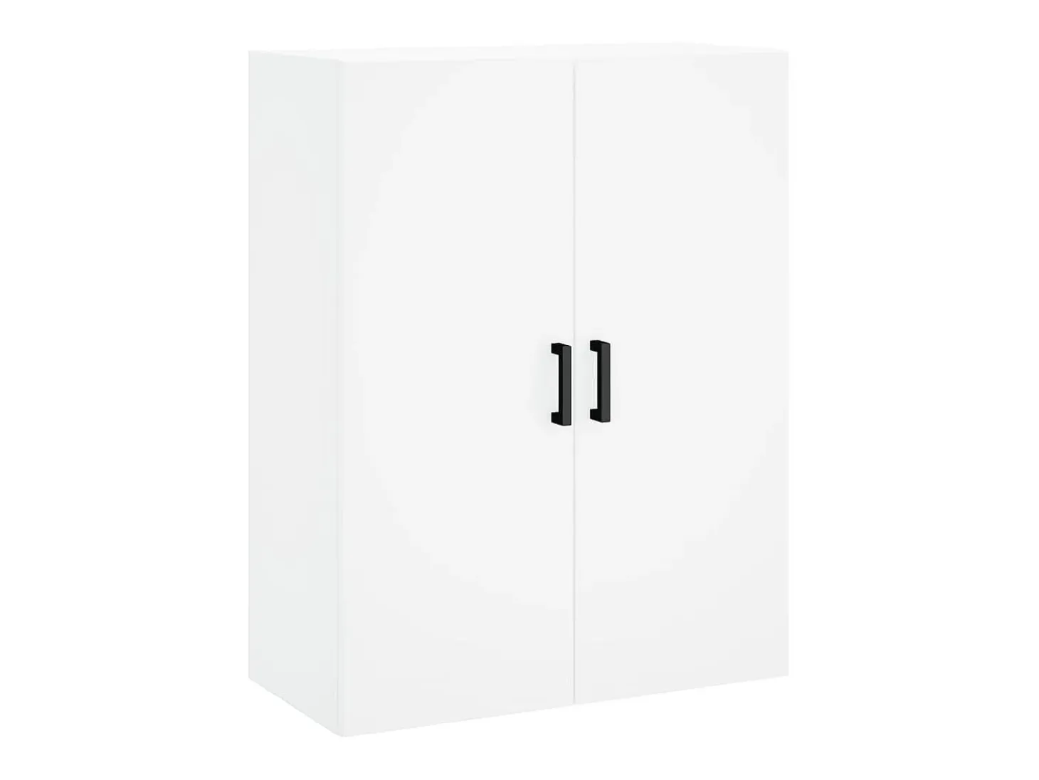 Aparador alto madera contrachapada blanco 69,5x34x180 cm ES78150