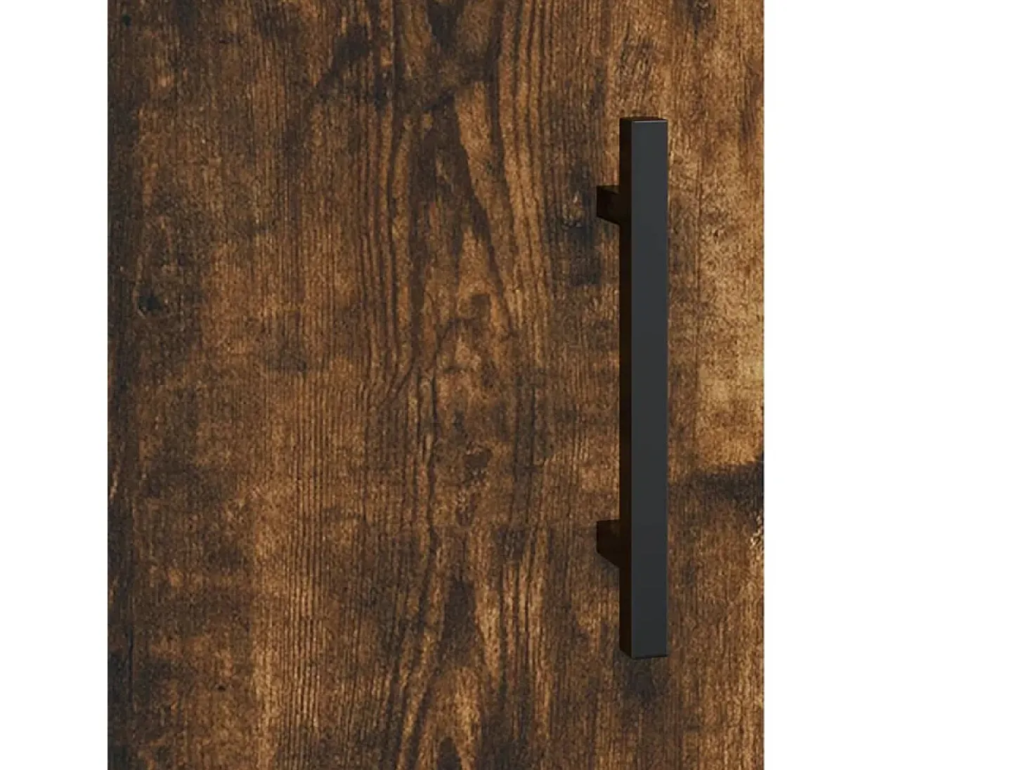 Aparador alto madera contrachapada roble ahumado 69,5x34x180 cm