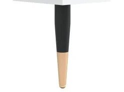 Aparador alto madera contrachapada blanco 60x36x110 cm