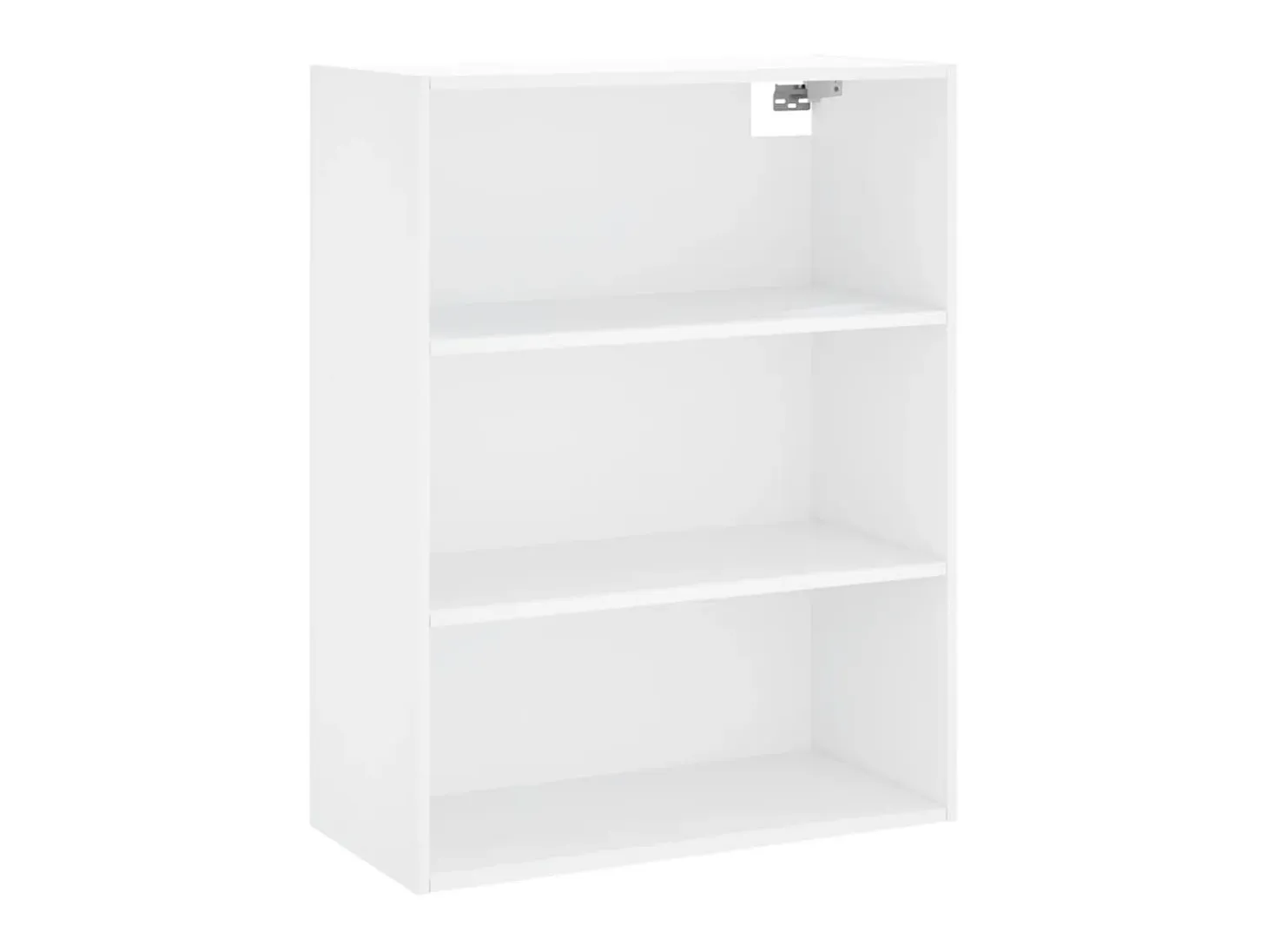 Aparador alto madera contrachapada blanco 69,5x34x180 cm ES70455