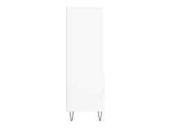 Aparador alto madera contrachapada blanco 40x36x110 cm