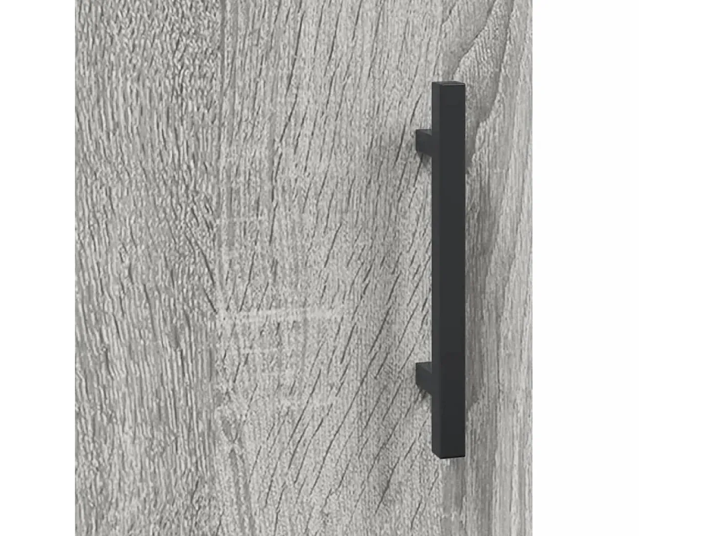 Aparador alto madera contrachapada gris sonoma 69,5x34x180 cm