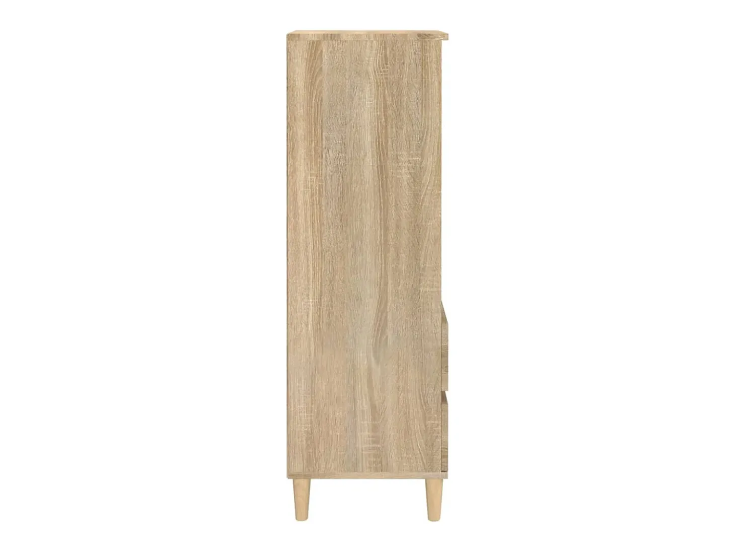 Aparador alto madera contrachapada roble Sonoma 40x36x110 cm
