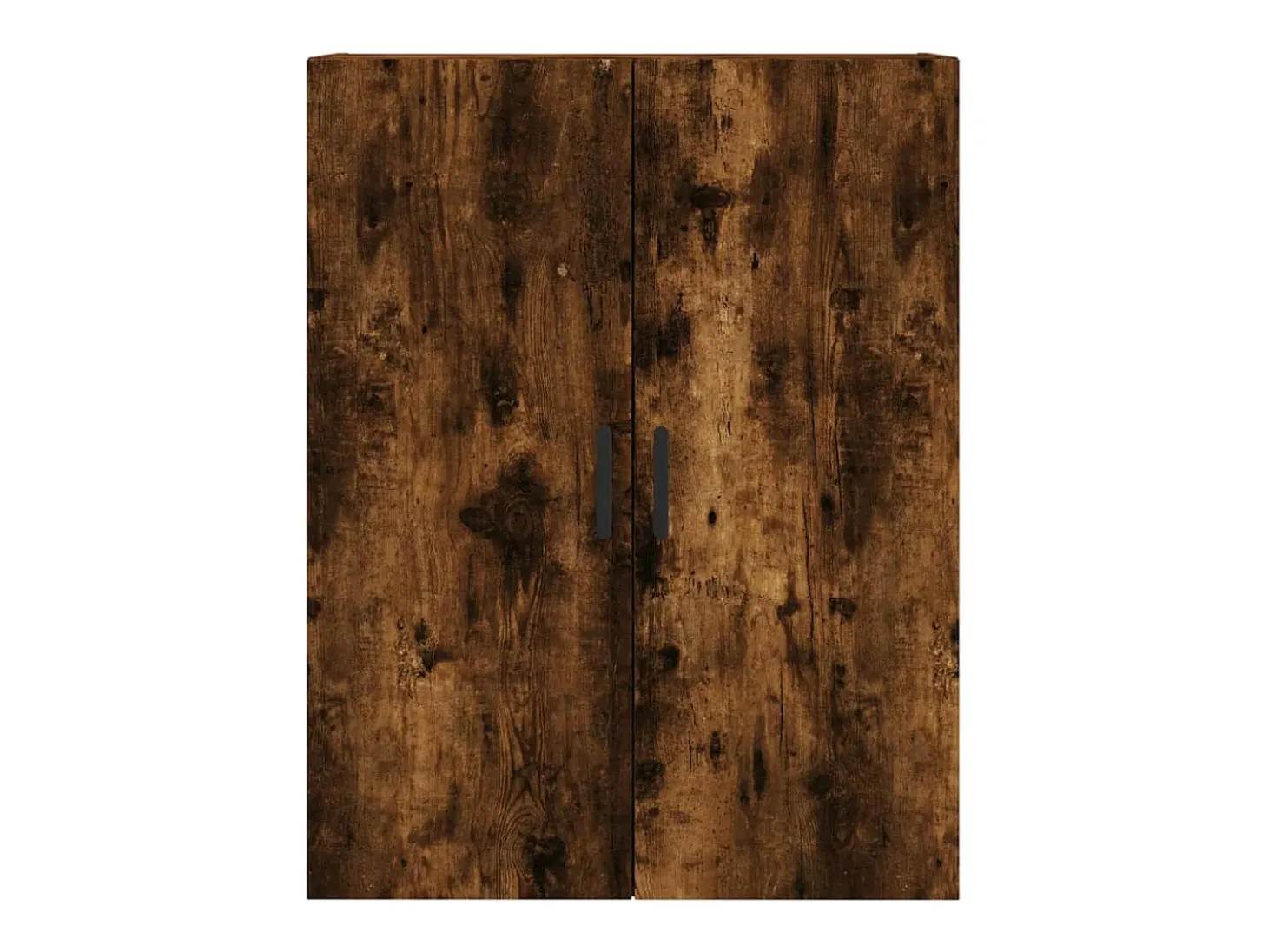 Aparador alto madera contrachapada roble ahumado 69,5x34x180 cm