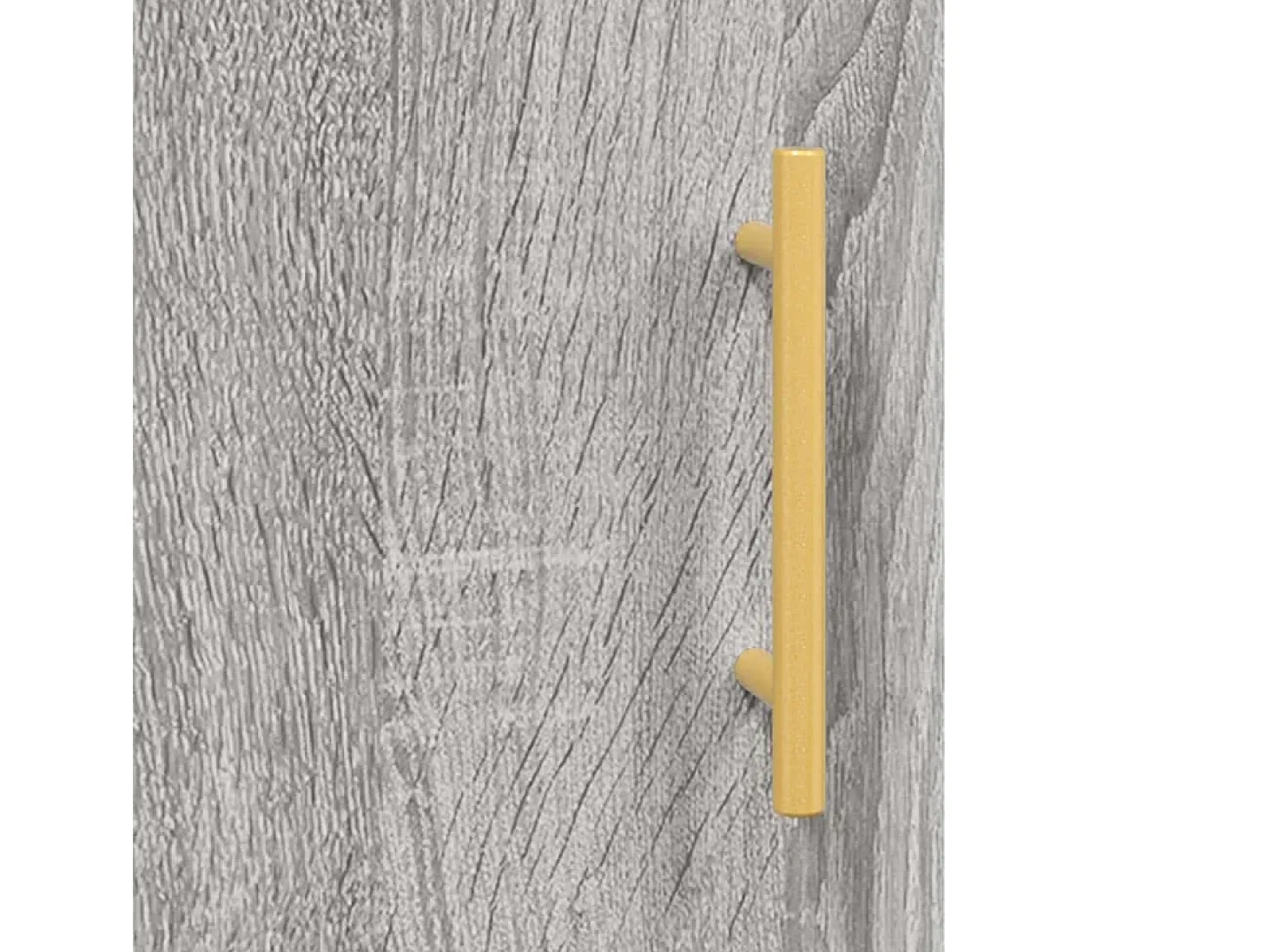 Aparador alto madera contrachapada gris sonoma 69,5x34x180 cm
