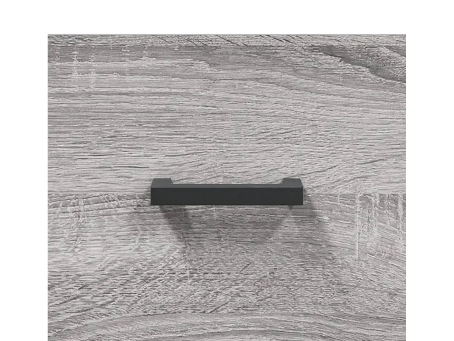 Aparador alto madera contrachapada gris sonoma 69,5x34x180 cm