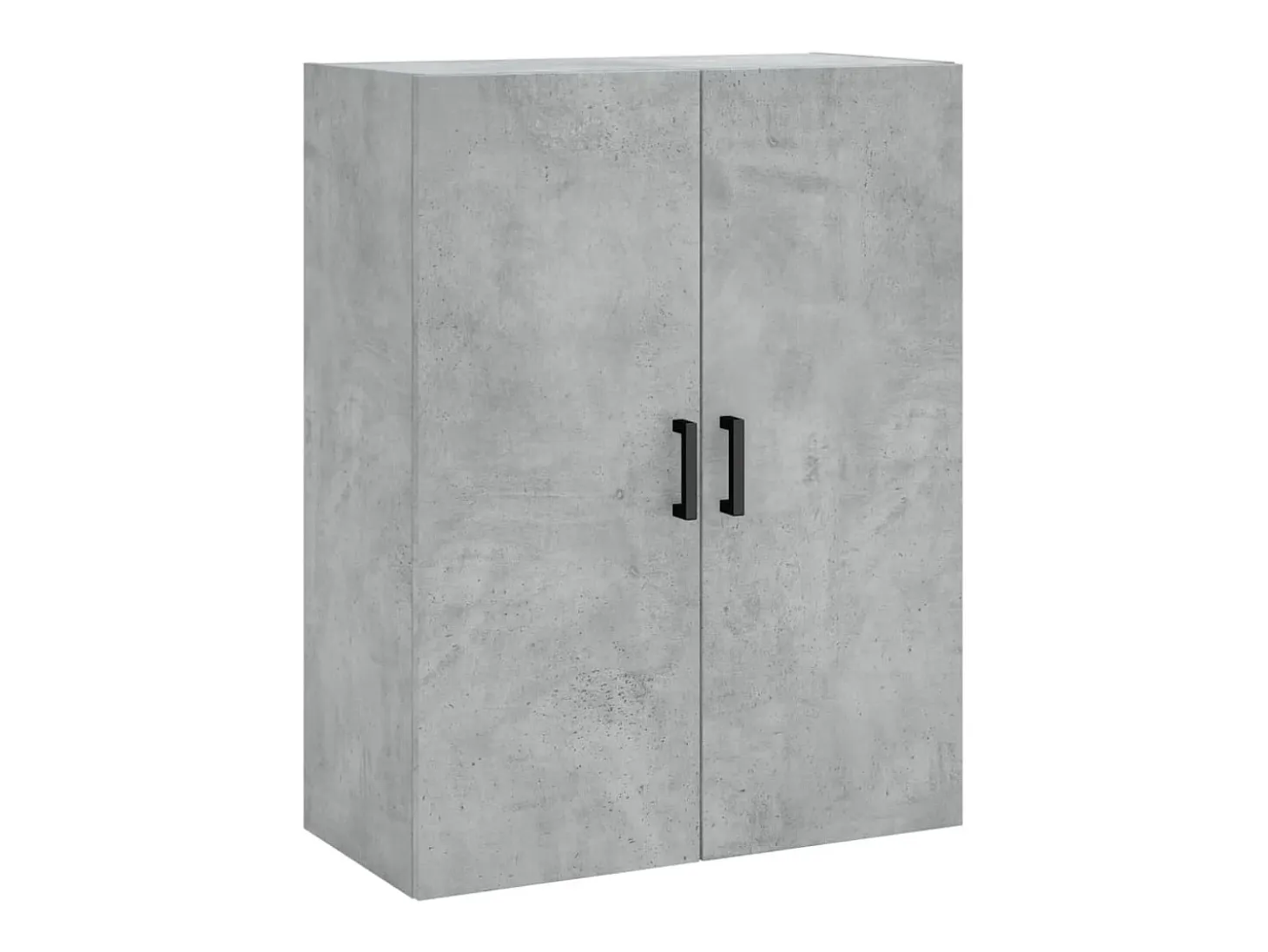 Aparador alto madera contrachapada gris hormigón 69,5x34x180 cm ES80980