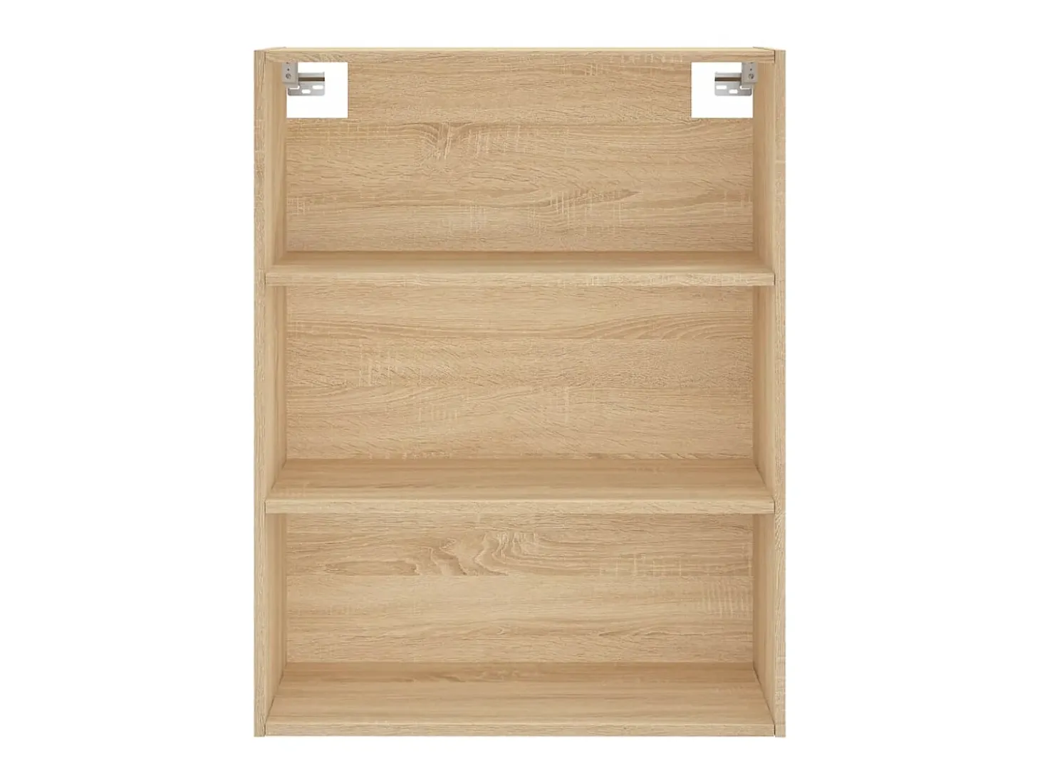 Aparador alto madera contrachapada color roble 69,5x34x180 cm