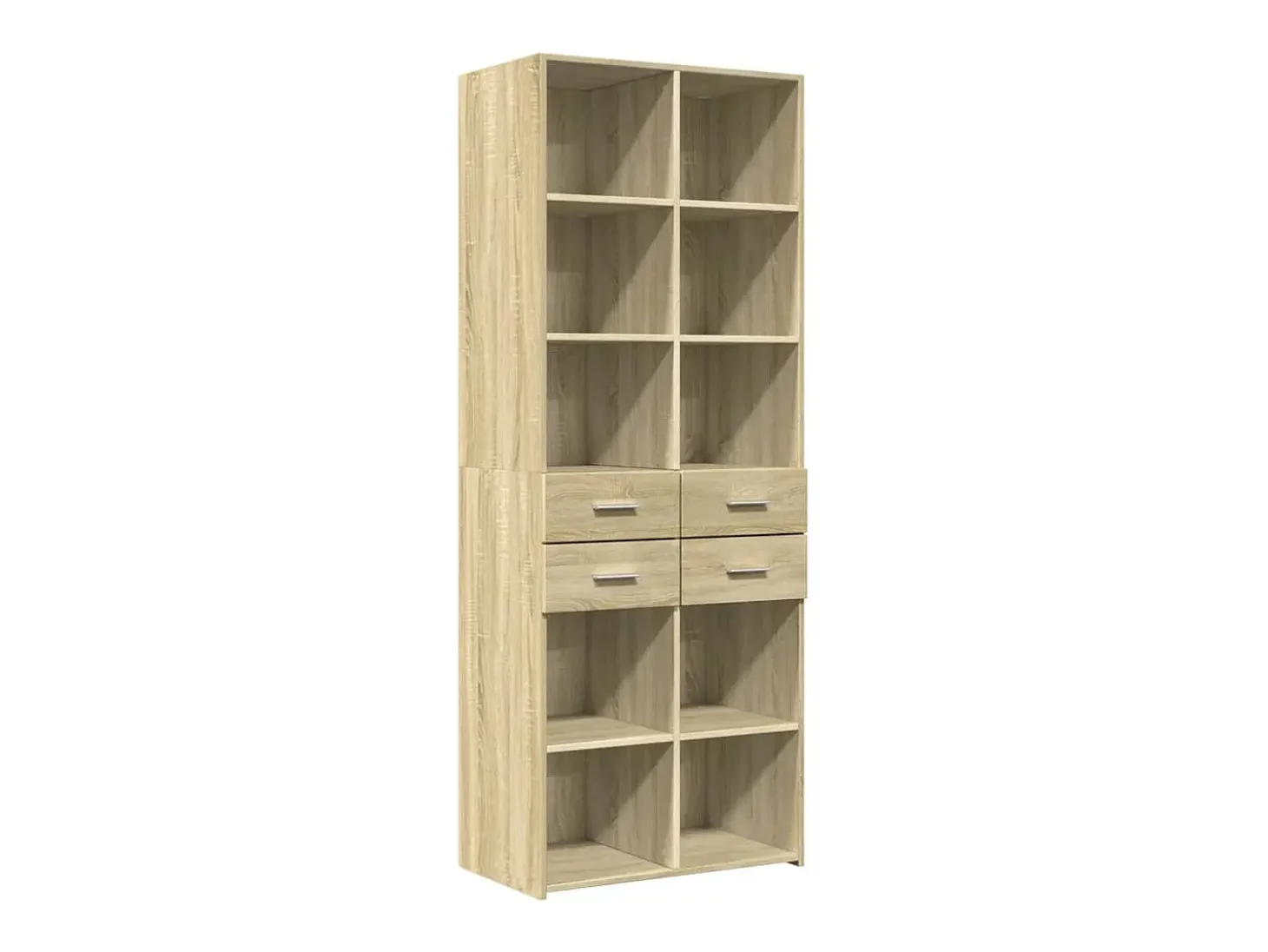 Aparador alto madera de ingeniería roble Sonoma 70x42,5x185 cm