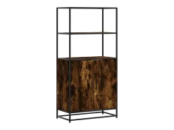 Aparador alto madera de ingeniería y metal 68x35x139 cm