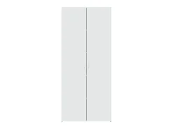 Aparador alto madera de ingeniería blanco 80x42,5x185 cm