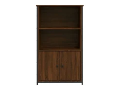 Aparador alto madera de ingeniería marrón roble 62x32x103,5 cm ES46502