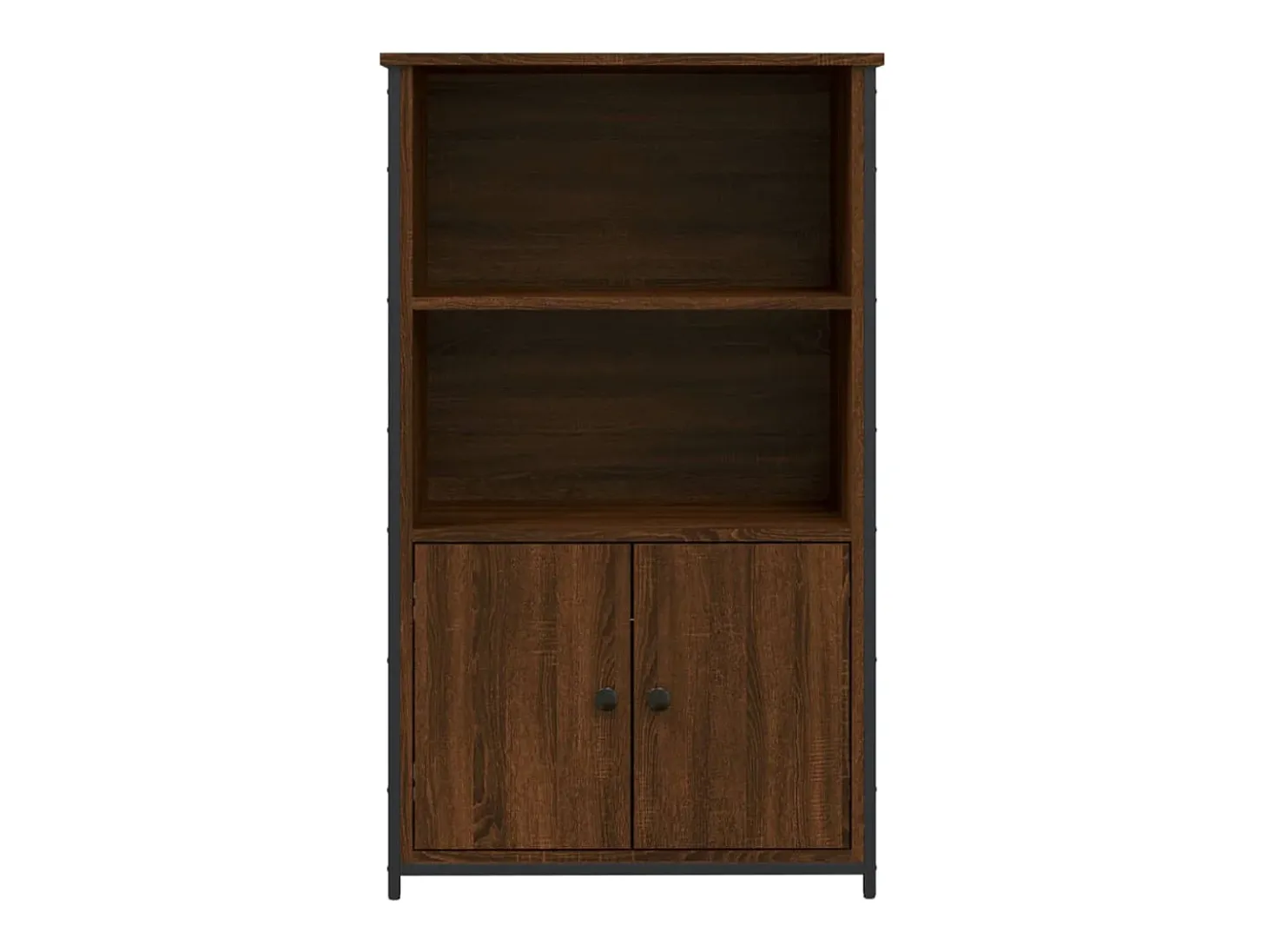 Aparador alto madera de ingeniería marrón roble 62x32x103,5 cm ES46502