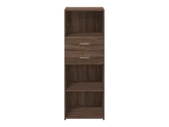 Aparador alto madera de ingeniería marrón roble 45x42,5x124 cm