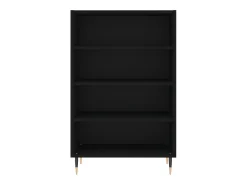 Aparador alto madera de ingeniería negro 57x35x90 cm ES45720