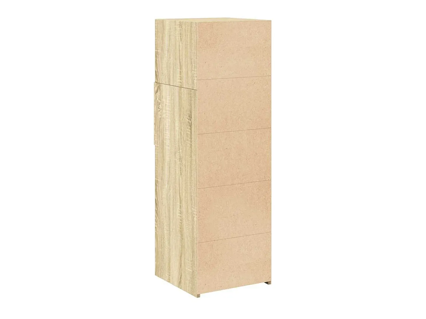 Aparador alto madera de ingeniería roble Sonoma 40x42,5x124 cm