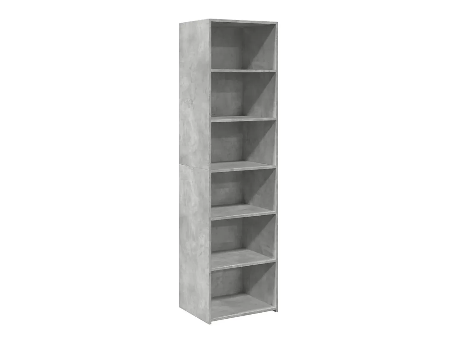 Aparador alto madera de ingeniería gris 50x41x185 cm