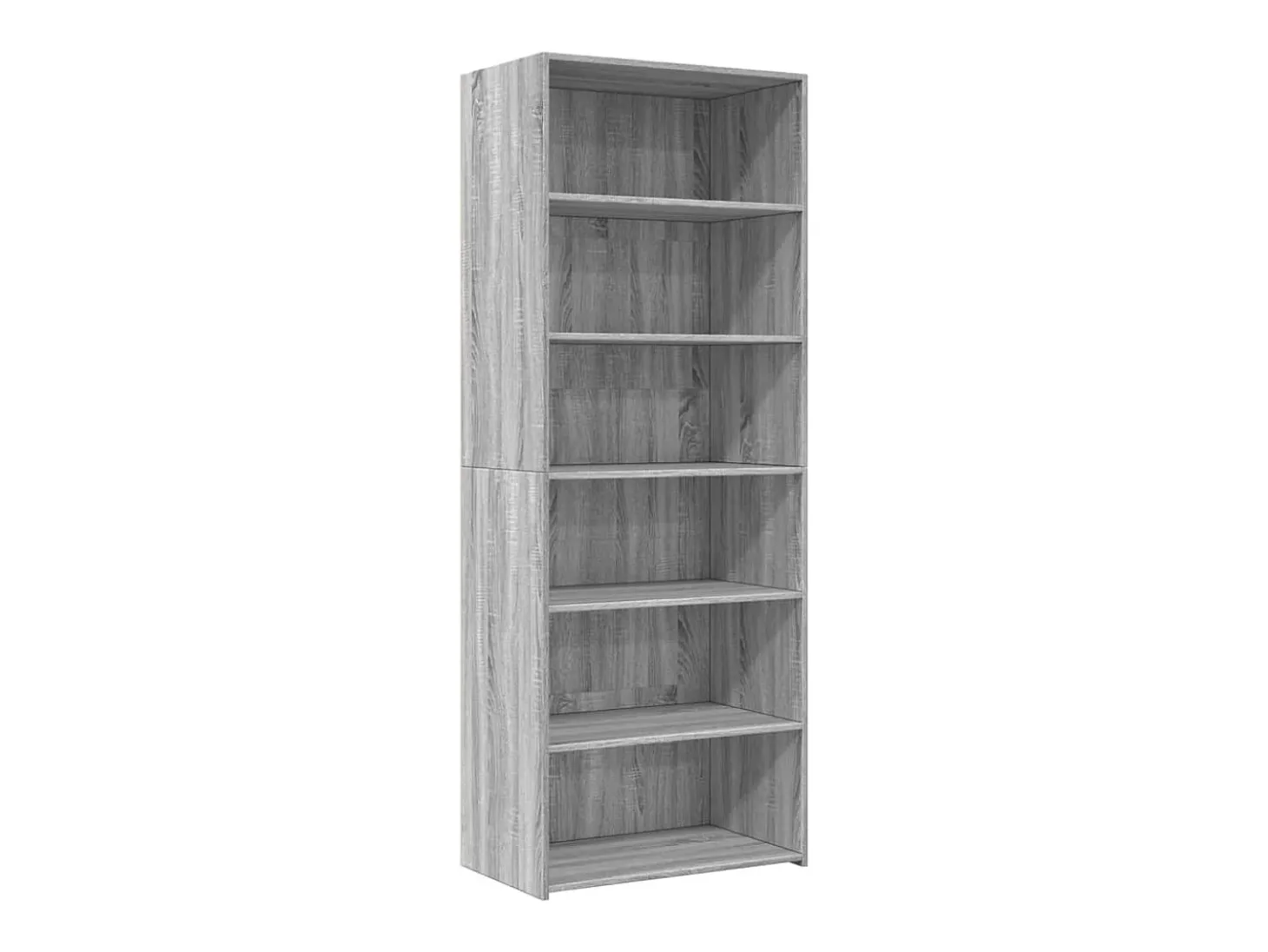 Aparador alto madera de ingeniería gris Sonoma 70x41x185 cm