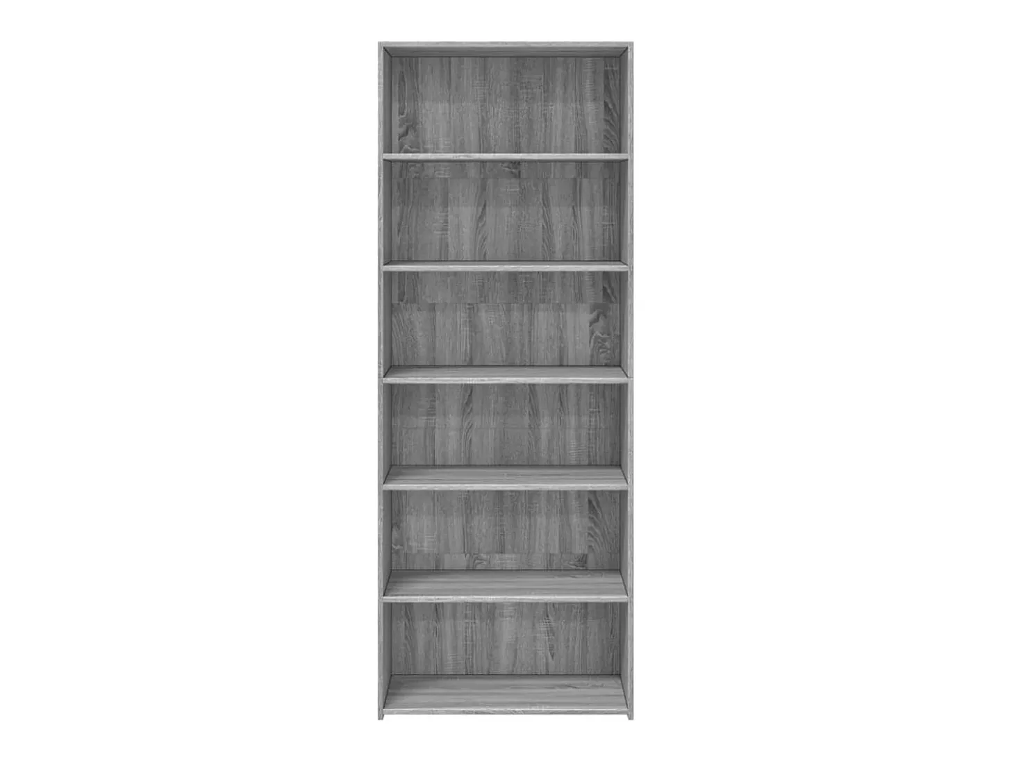 Aparador alto madera de ingeniería gris Sonoma 70x41x185 cm