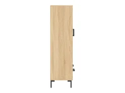 Aparador alto madera de ingeniería roble Sonoma 69,5x31x115 cm