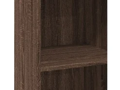 Aparador alto madera de ingeniería marrón roble 45x41x124 cm
