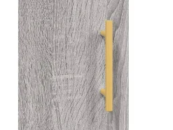 Aparador alto madera de ingeniería gris Sonoma 69,5x31x115 cm