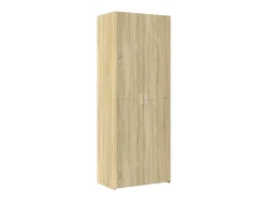 Aparador alto madera de ingeniería roble Sonoma 70x42,5x185 cm