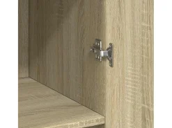 Aparador alto madera de ingeniería roble Sonoma 70x42,5x185 cm